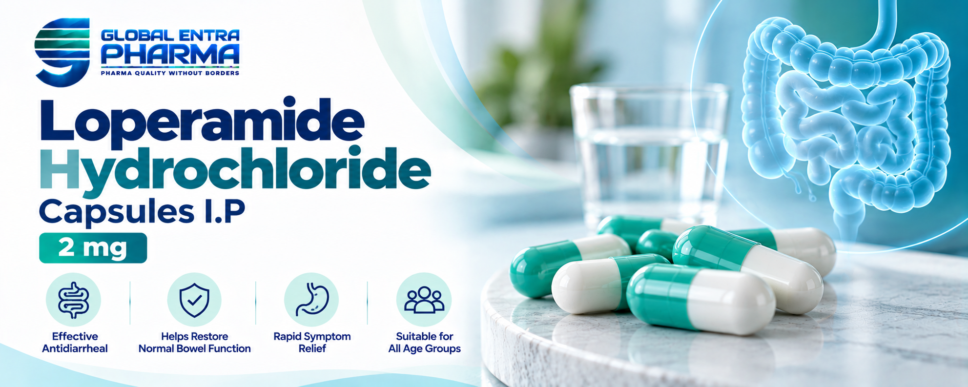 Loperamide Hydrochloride Capsules IP 2 mg Manufacturer in India